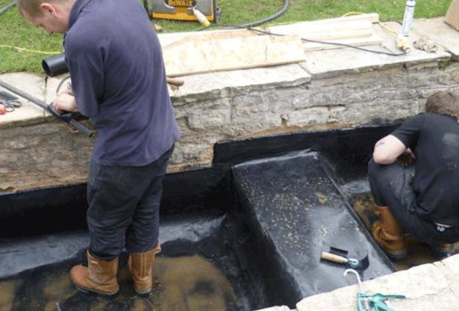 Buscot Park Pond Liner Refurbishment